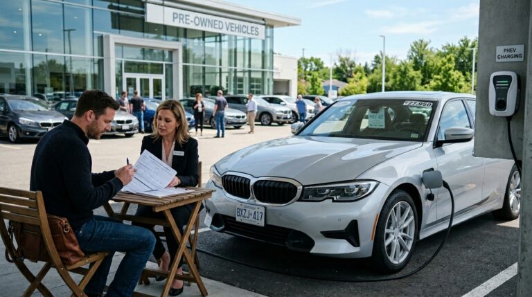 Used plug-in hybrid cars 2026 buyer comparing fuel savings and charging options
